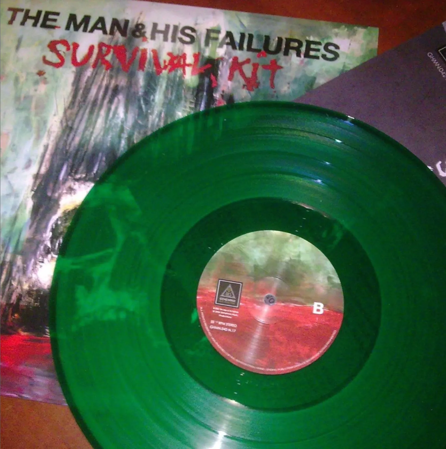 Green coloured vinyl edition produced for Geheimnis Records