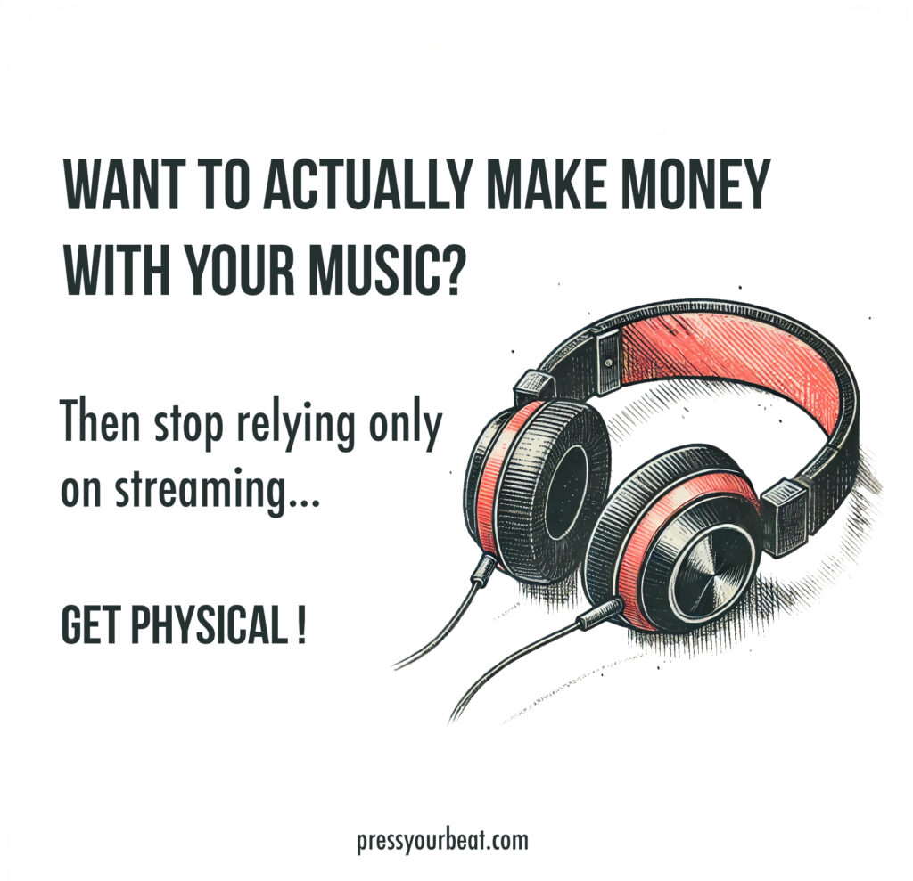 STOP RELYING ONLY ON STREAMING. GET PHYSICAL.